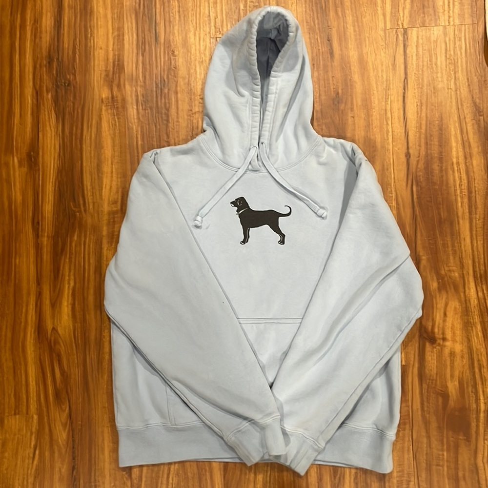 Black Dog Classic Hooded Pullover